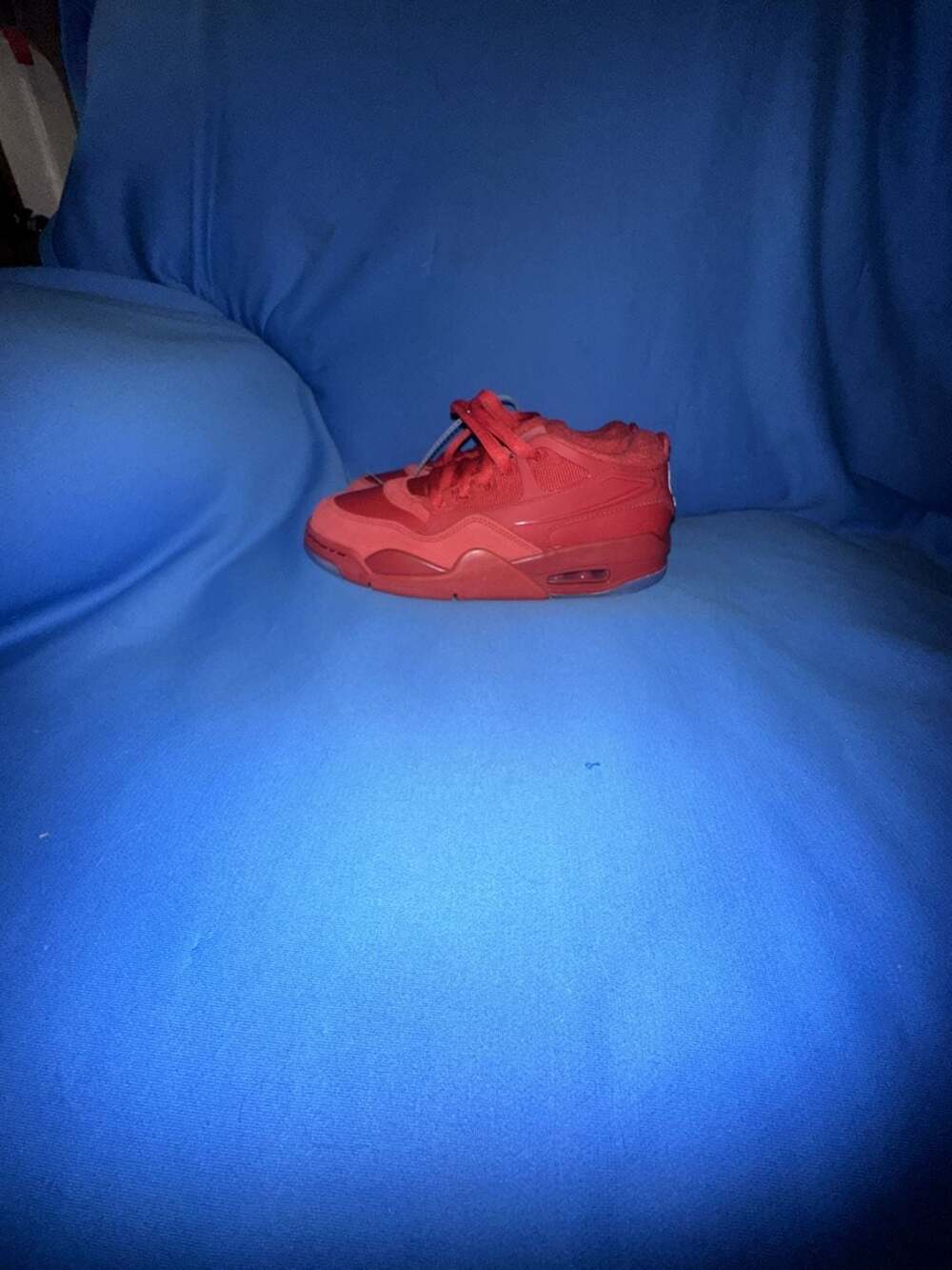 Air Jordan 4 RM 'Varsity Red' Sneakers (Grade School Size 5.5Y)